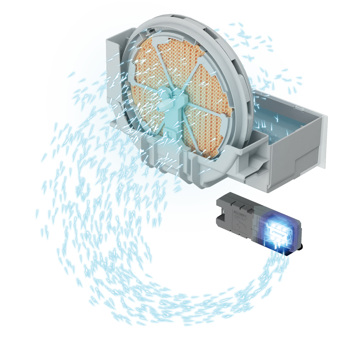 Humidifying Function Illustration